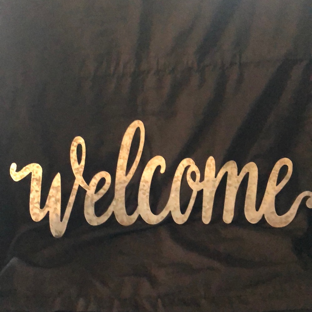 NEW galvanized metal word signs